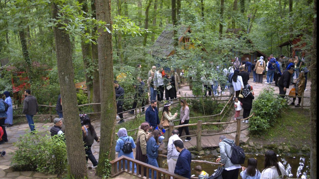 Ormanya bayram tatilinde ziyaretçi rekoru kırdı