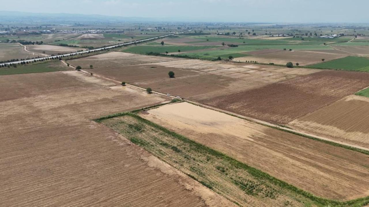 Yenişehir'de binlerce dönüm ekili alan su altında kaldı