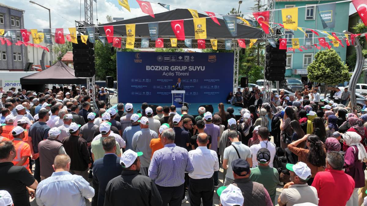 Konya Büyükşehir'den Bozkır'a 425 milyon liralık su yatırımı